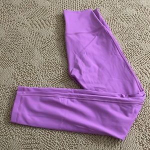 purple pink ish lululemon leggings size 2 aligned